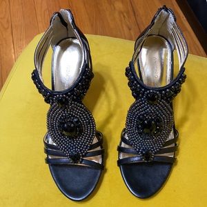 FINAL MARKDOWN!!  Antonio Melani Size 8 Black Jeweled Heels
